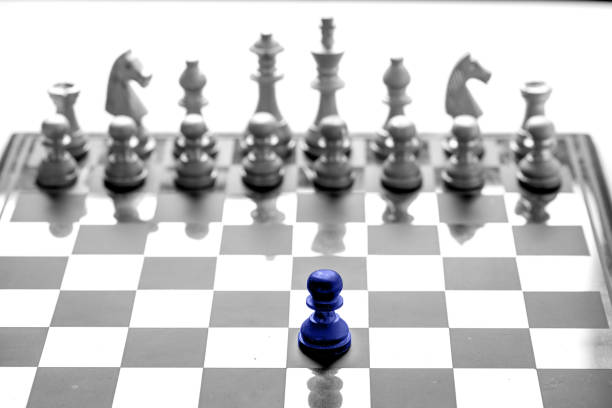 istock Chess business concept, leader teamwork & success 1033223546