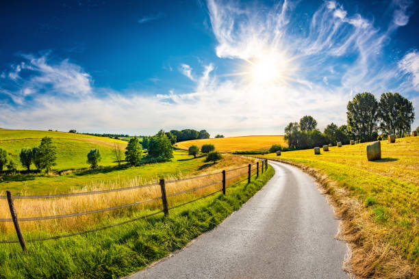 istock Beautiful summer landscape in Germany 1033229048