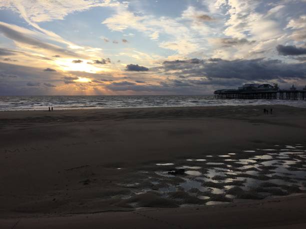 istock A view of a Sunset at Blackpool 1033231694