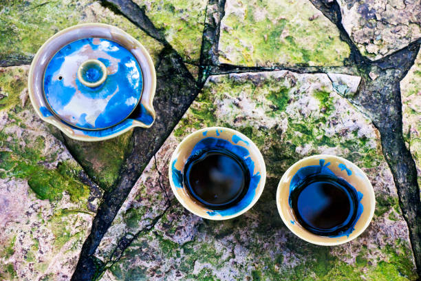 istock Black Chinese Tea Autumn garden 1033237028