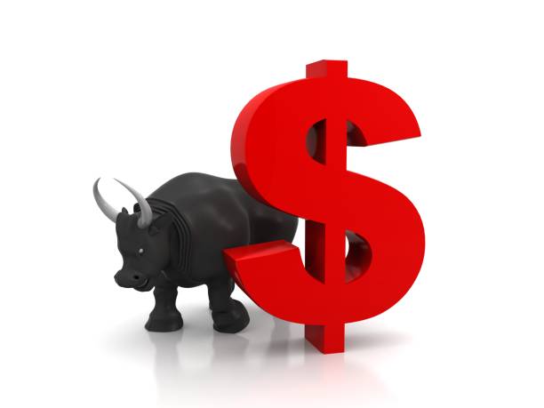 istock Business bull and Dollar 1033245304