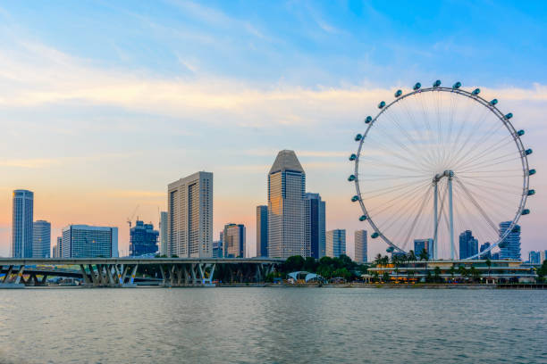 istock Singapore flyer at night 1033250704