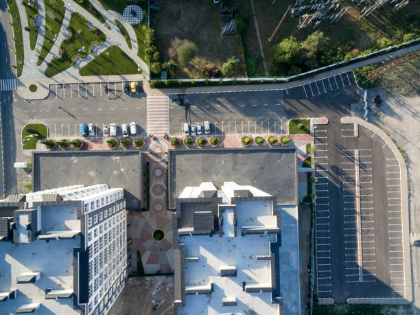 istock urban courtyard, high-rise building, top view 1033271732