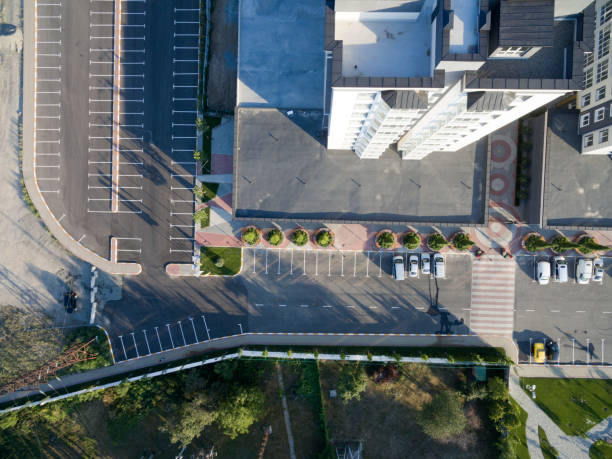 istock urban courtyard, high-rise building, top view 1033273822