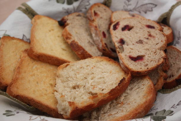 istock Bread Cranberry and nuts  Rusks  Toast for Breakfast 1033281278