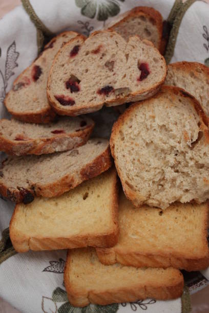 istock Bread Cranberry and nuts  Rusks  Toast for Breakfast 1033281352