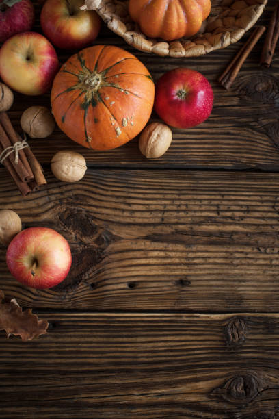 istock Autumn pumpkin and apples 1033295354