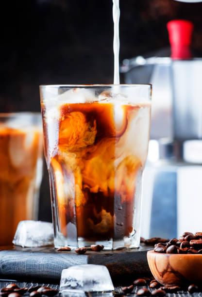 istock Coffee with ice and milk 1033307352