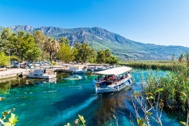 akyaka dorf in der türkei - provinz mugla stock-fotos und bilder