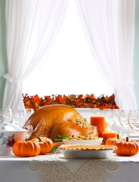 istock Turkey As Centerpiece For A Thanksgiving Feast 1033319352