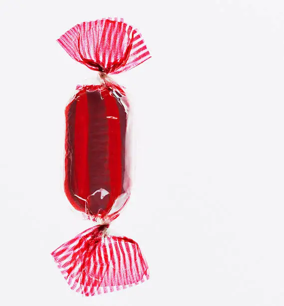 Photo of Close up of wrapped hard candy