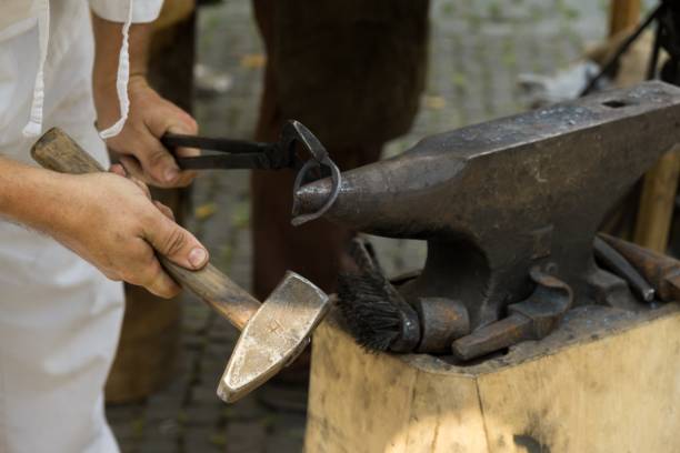 istock Man roughing the iron. Slovakia 1033330504