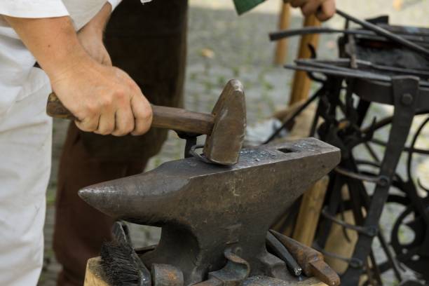 istock Man roughing the iron. Slovakia 1033330514