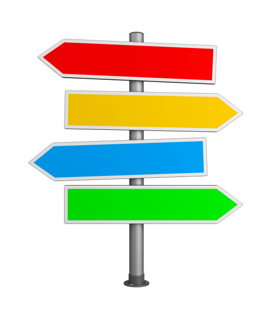 istock Directional Arrows Road Sign 1033331124