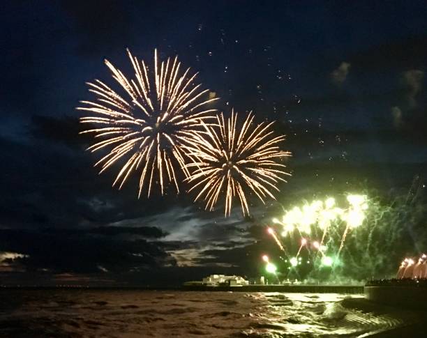 istock A view of some fireworks at Blackpool 1033346266