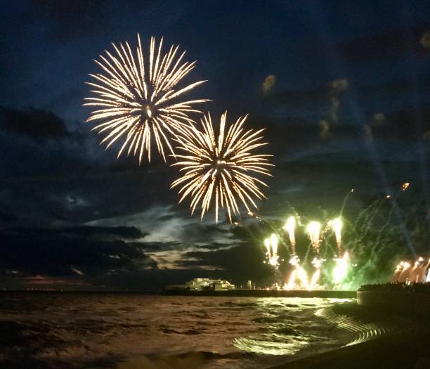 istock A view of some fireworks at Blackpool 1033346276