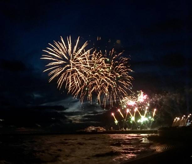 istock A view of some fireworks at Blackpool 1033346282