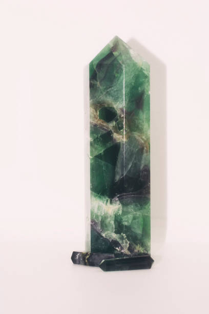 istock Close up of a fluorite pillar 1033353842