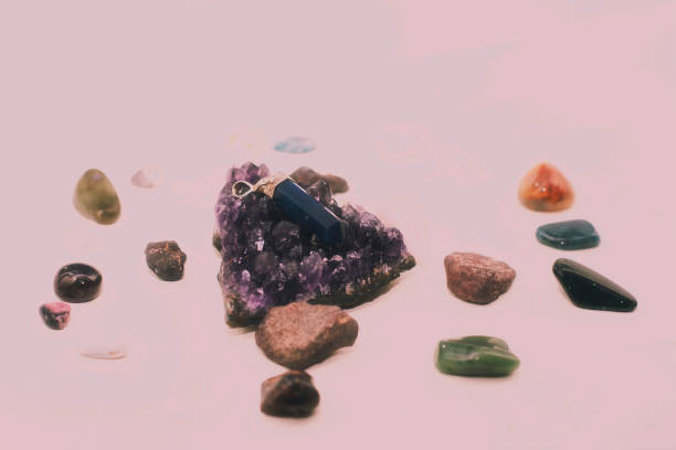 istock Group of crystals and rocks. 1033354418