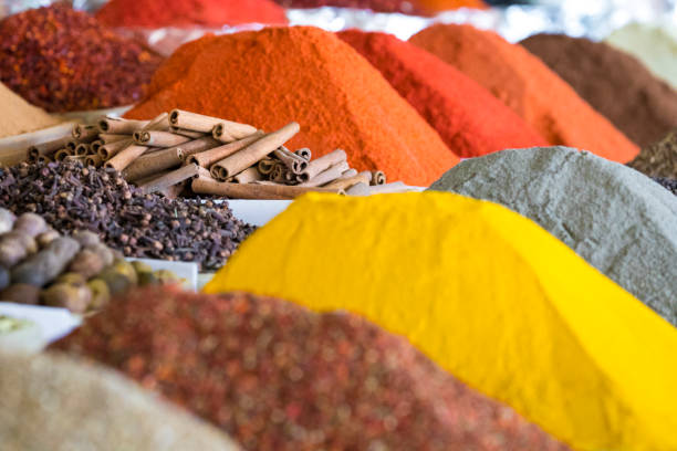 istock Traditional bazaar with spices in Tashkent, Uzbekistan. 1033376142
