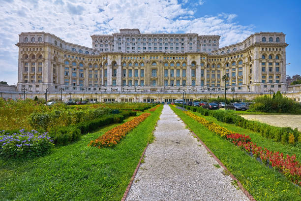 Palace of the Parliament in Bucharest Palace of the Parliament in Bucharest, Romania bucharest photos stock pictures, royalty-free photos & images