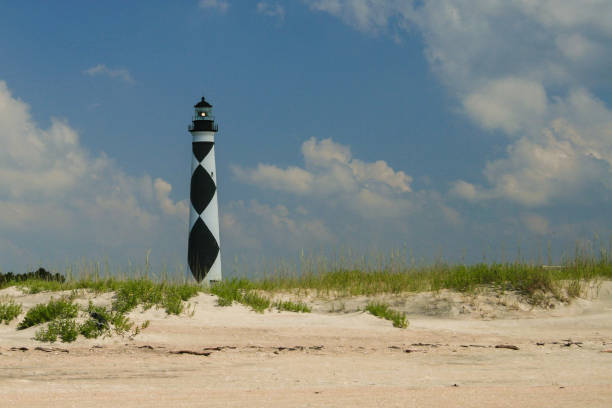 istock Cape Lookout, North Carolina lighthouse beach on a sunny day 1033421238