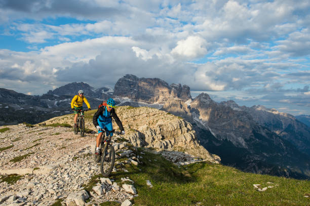 istock Biking in the dolomites 1033430122