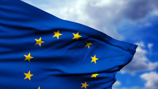 istock EU Flag Whips On Cloudy SkyTurkish Flag Whips On Cloudy Sky 1033447292