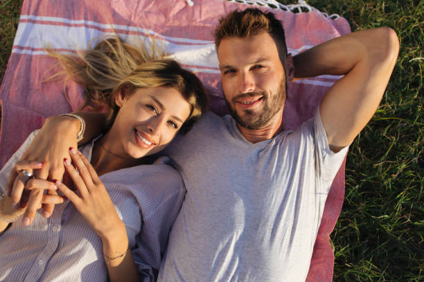 istock Couple at picnic 1033496400