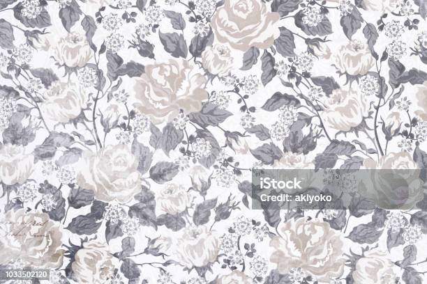 Floral Vintage Seamless Pattern Stock Photo - Download Image Now - Floral Pattern, Flower, Backgrounds