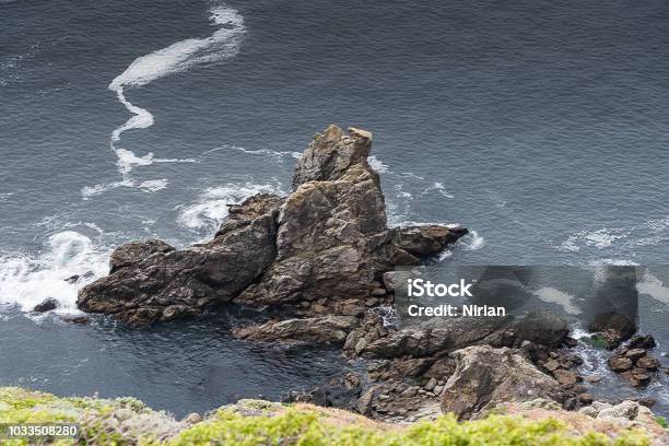Rocky Coast In Marin County Stock Photo - Download Image Now - Beach, Blue, California