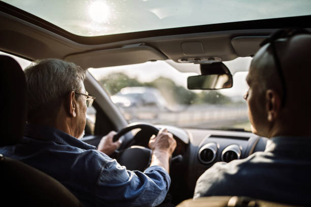 istock Senior father and adult son going on vacation 1033510502
