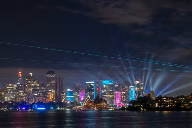 istock Sydney Harbour during the Vivid Festival 1033525890