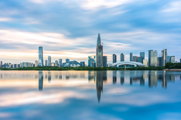 istock Shenzhen Bay City Skyline 1033545192