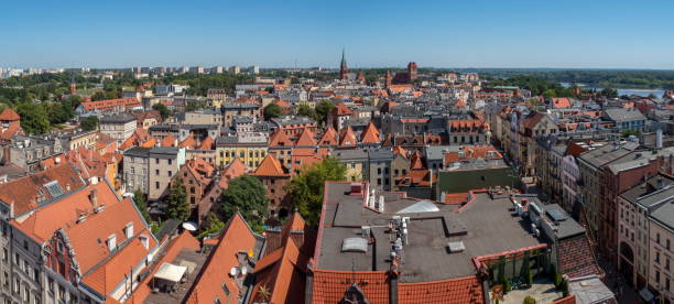 istock Torun city panoramic view from clock tower - Poland 1033547630