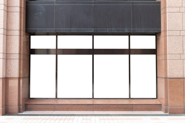 istock Shop Boutique Store Front with Big Window and Place for Name 1033573884