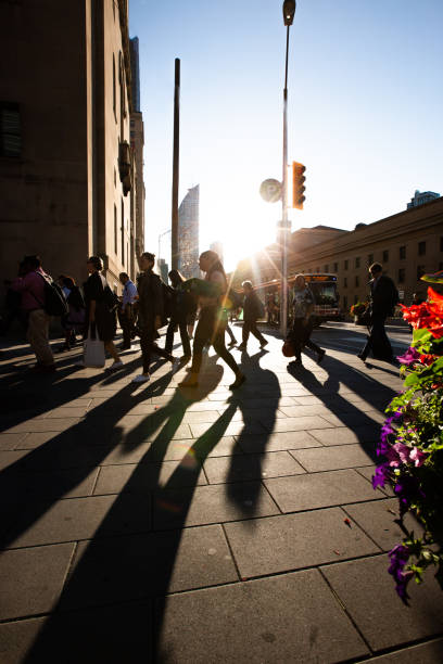 Toronto Morning Rush Hour - Pedestrians