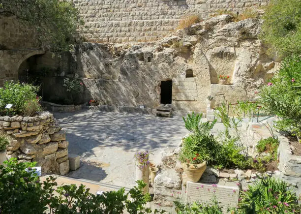 The garden tomb in Jerusalem.