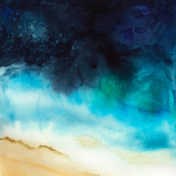 istock abstract watercolor gradient Sea and sand 1033578910
