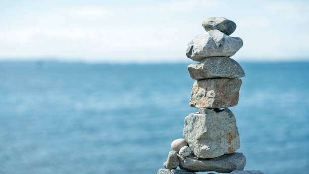 istock Cairn, serenity, meditation, contemplation, marker 1033596388