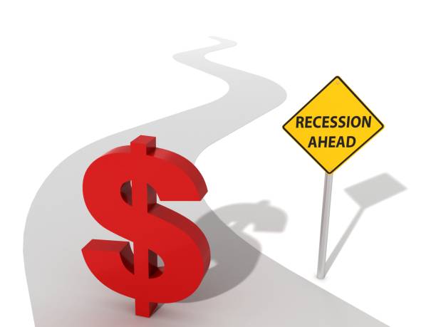 istock Recession ahead finance crisis warning sign concept 1033617826
