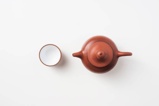 istock fresh taiwan oolong tea and teapot 1033617838