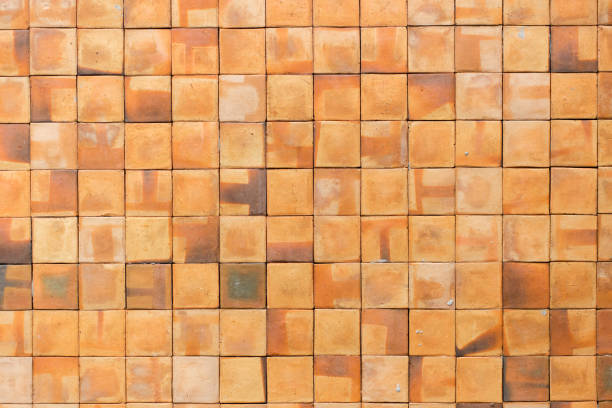 istock old red brick wall from soil baked 1033625326