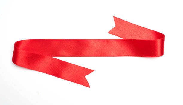 istock red ribbon banner on white background 1033694092