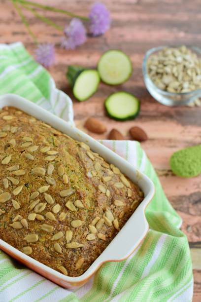 istock Gluten free wheatgrass zucchini sunflower seed bread 1033694366