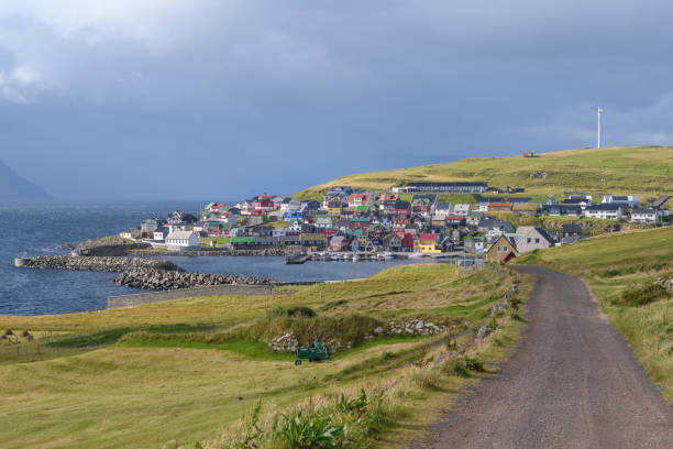 istock Panoramic view of Nolsoy village, Faroe Islands 1033697648