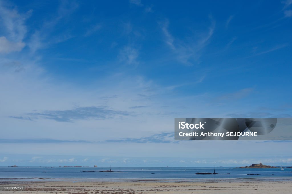 Dinard Dinard Beach Beach Stock Photo