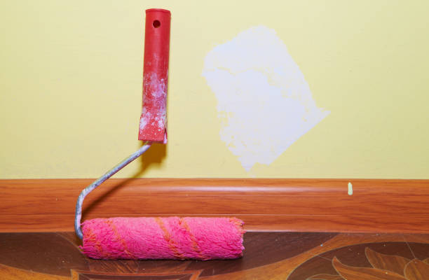 istock Plastering tools in the yellow room 1033719736