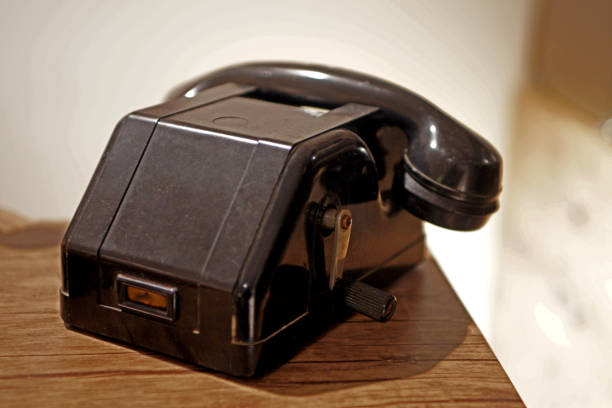 istock Vintage phone with magneto 1033746798