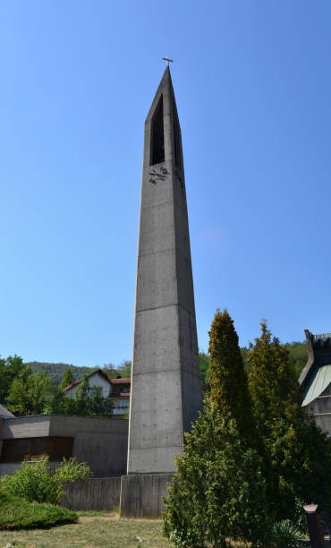 istock Orsova church tower 1033757256